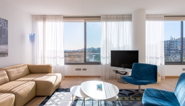 Resa Estates Ibiza for sale te koop apartment views Botafoch Talamanca Living .jpg
